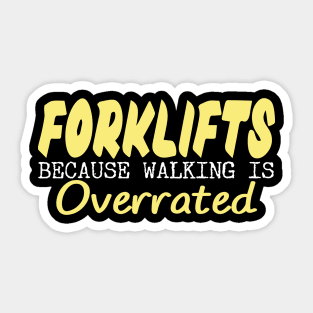 Forklift Certified Meme Sticker